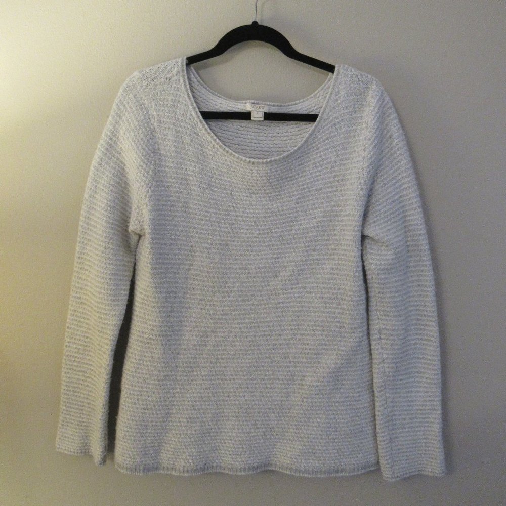 J. Crew Light Grey Knit Sweater